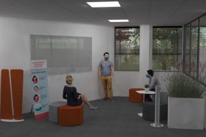 Personnes se tenant à distance les unes des autres