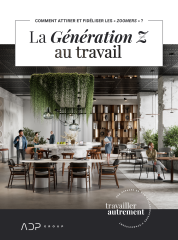 FRONT COVER - LA GENERATION Z AU TRAVAIL (cta)