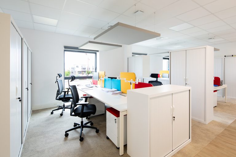 Bureaux de Groupe Qualiconsult, livrés par ADP Group, à Entzheim, septembre 2021.